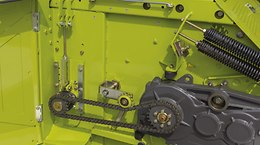 DIRECT DISC 600 P / 500 P: adjustment of paddle roller height, optional hydraulic adjustment also available - JAGUAR Front attachments